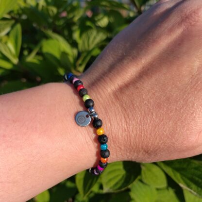 Lava & Miracle Beads Armband - Balance der Farben – Bild 2