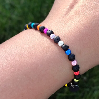 Lava & Miracle Beads Armband - Balance der Farben – Bild 3