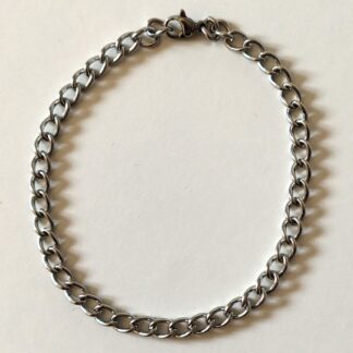 Flachpanzerarmband aus Edelstahl – 5 mm