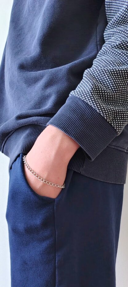 Flachpanzerarmband aus Edelstahl – Bild 3