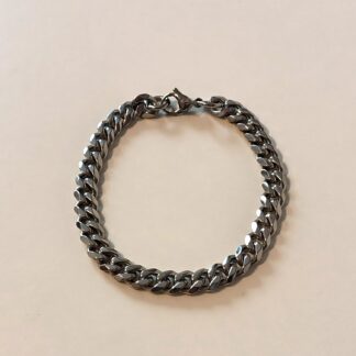 Edelstahl-Armband Flachpanzer – poliert