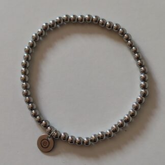 Edelstahlperlen Armband – schlicht, glänzend, kombinierbar