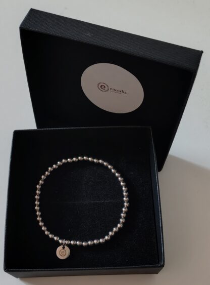 Edelstahlperlen Armband – schlicht, glänzend, kombinierbar – Bild 2