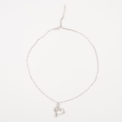 Collier aus 925/- Silber – Bass- & Notenschlüssel – Bild 3